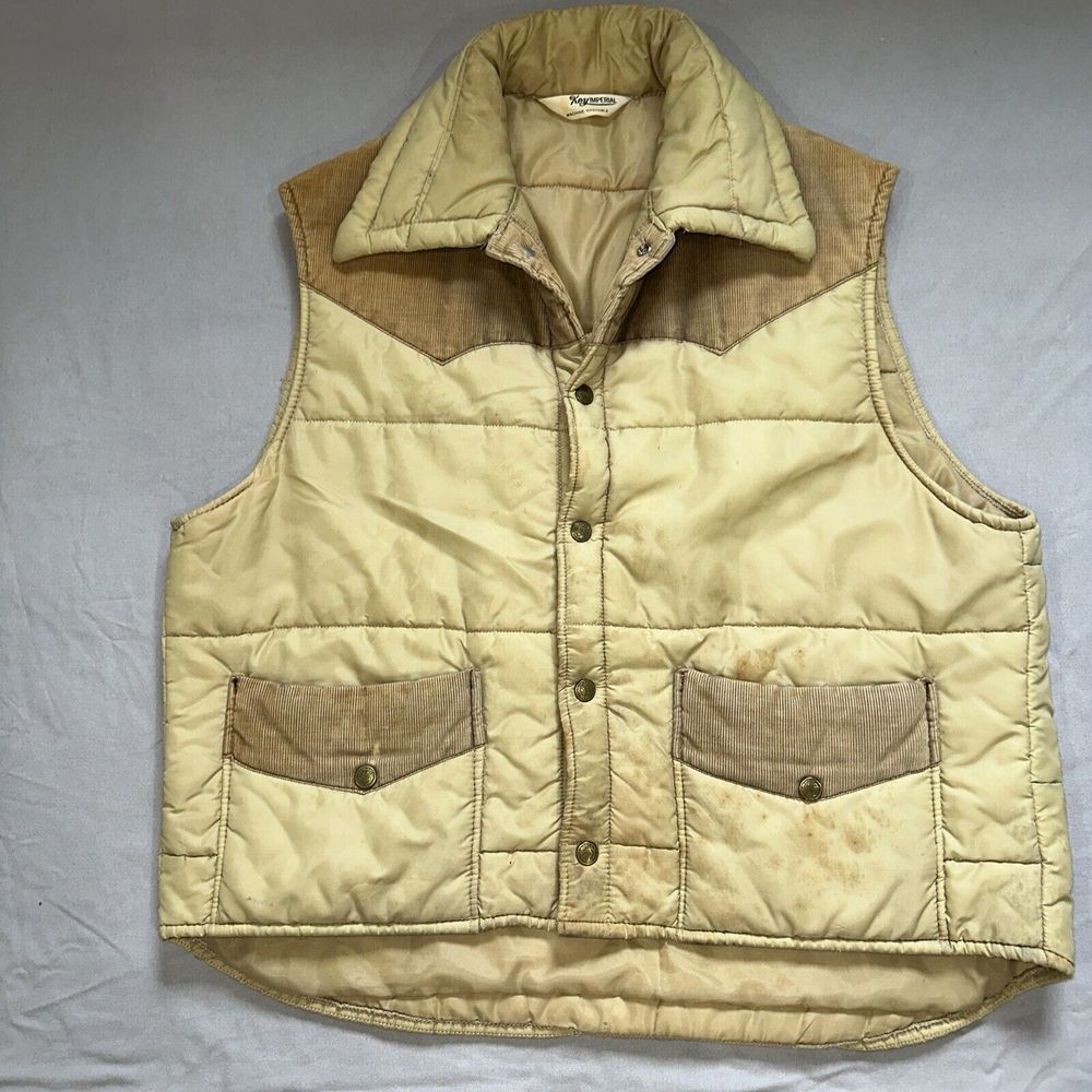 Vintage Key Imperial Vest-‎ Corduroy Accents-needs Cleaning (26)